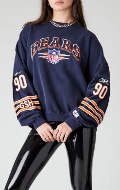 FURST OF A KIND VINTAGE SPLICED JERSEY SLEEVE AND BACK SWEATSHIRT