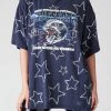 FURST OF A KIND SALE VINTAGE RHINESTONE STAR OUTLINE TEE