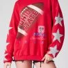FURST OF A KIND VINTAGE SILVER STAR PATCH SWEATSHIRT