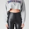 FURST OF A KIND VINTAGE RHINESTONE CROPPED HOODIE