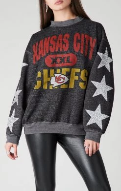 FURST OF A KIND SALE VINTAGE OVERDYE STAR PATCH SWEATSHIRT