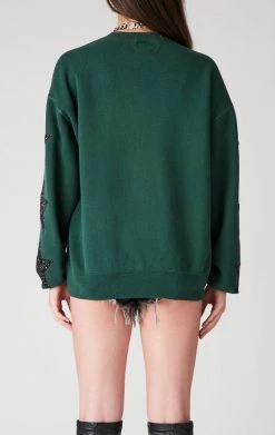 FURST OF A KIND SALE VINTAGE BLACK STAR PATCH SWEATSHIRT