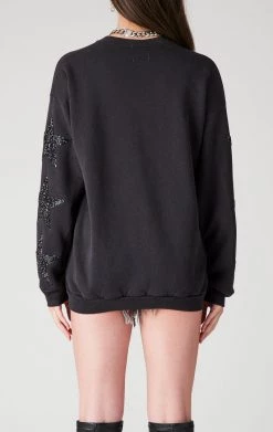 FURST OF A KIND VINTAGE BLACK STAR PATCH SWEATSHIRT