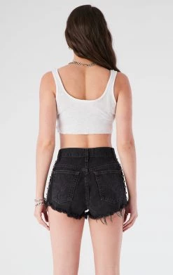 FURST OF A KIND VINTAGE STUD SIDE DENIM SHORTS FESTIVAL