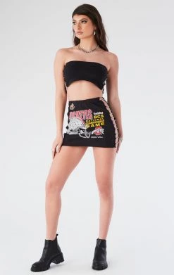 FURST OF A KIND VINTAGE CHAIN LADDER TUBE TOP AND SKIRT SET