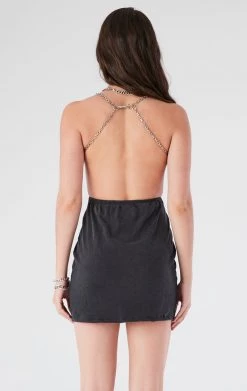 FURST OF A KIND VINTAGE CHAINS VINTAGE CUT OUT SIDE CHAIN DRESS