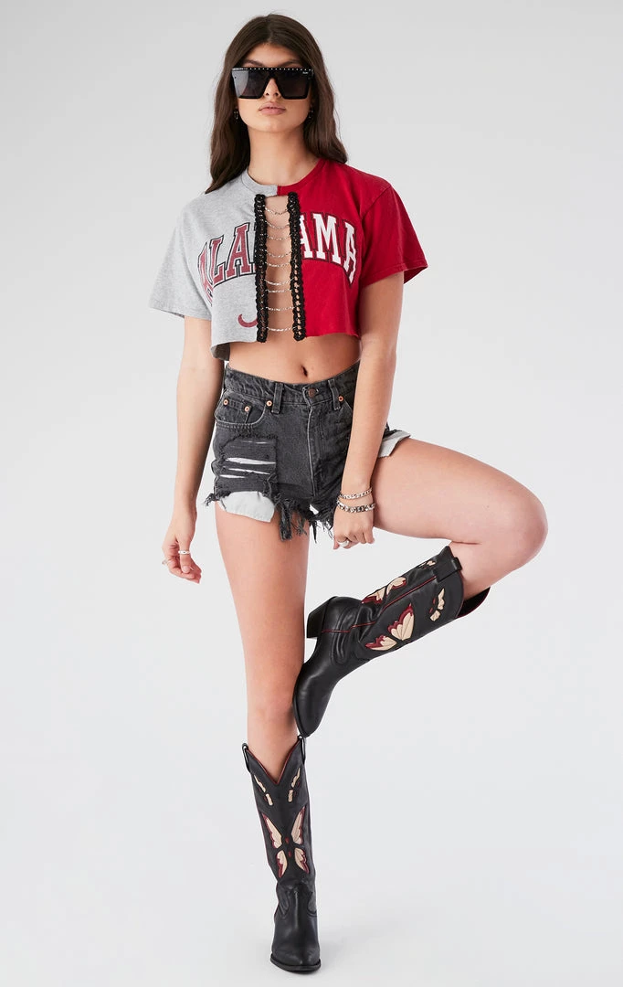 FURST OF A KIND VINTAGE SPLICED CHAIN LADDER TEE VINTAGE CHAINS 3 FURST OF A KIND VINTAGE SPLICED CHAIN LADDER TEE VINTAGE CHAINS