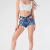 FURST OF A KIND VINTAGE CUT OUT CHAIN DENIM SHORTS FESTIVAL