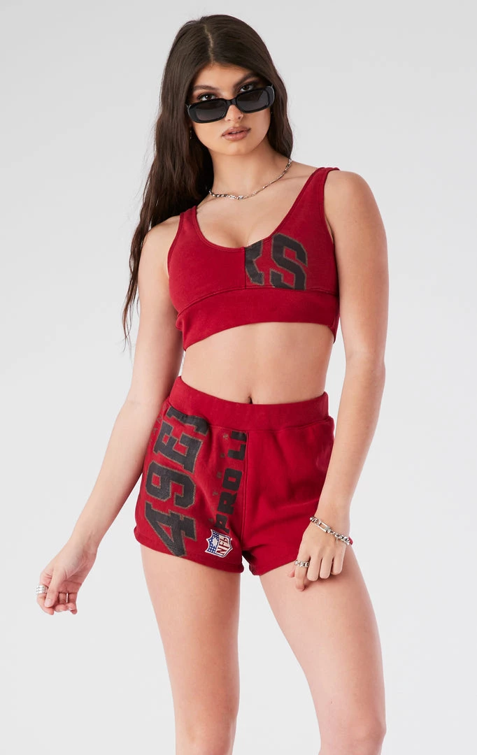 FURST OF A KIND VINTAGE SPLICED TANK AND SHORT SET VINTAGE NFL 4 FURST OF A KIND VINTAGE SPLICED TANK AND SHORT SET VINTAGE NFL