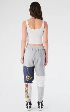 FURST OF A KIND VINTAGE SPLICED PATCHWORK SWEATPANTS VINTAGE NFL