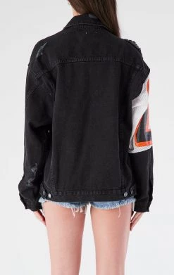 FURST OF A KIND VINTAGE SPLICED PATCHWORK DENIM JACKET