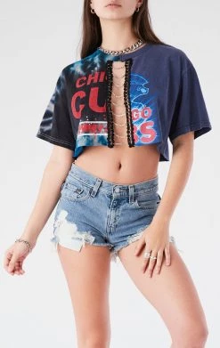 FURST OF A KIND VINTAGE SPLICED CHAIN LADDER TEE VINTAGE CHAINS