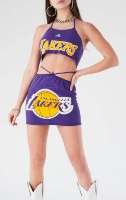 FURST OF A KIND VINTAGE HALTER TOP AND SKIRT SET