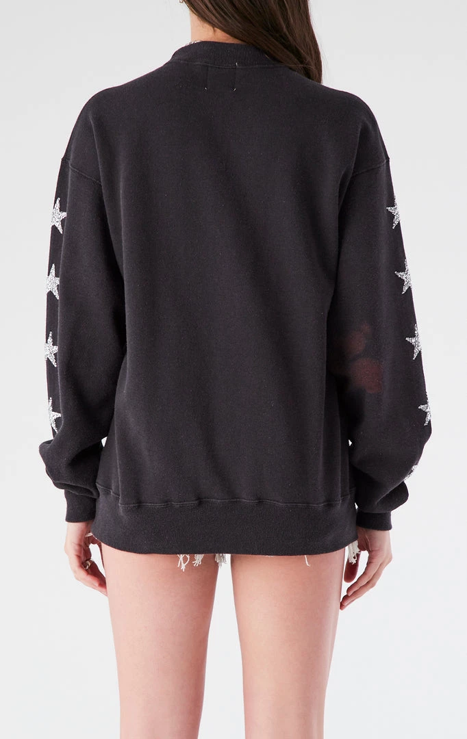 FURST OF A KIND VINTAGE MINI STAR PATCH SWEATSHIRT VINTAGE SPORTS 4 FURST OF A KIND VINTAGE MINI STAR PATCH SWEATSHIRT VINTAGE SPORTS