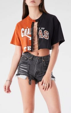 FURST OF A KIND VINTAGE CHAINS VINTAGE SPLICED CHAIN LADDER TEE