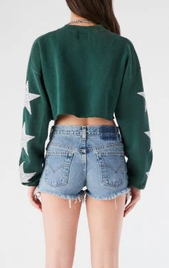 FURST OF A KIND VINTAGE STAR PATCH CROPPED SWEATSHIRT VINTAGE NFL