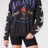 FURST OF A KIND VINTAGE SILVER STAR PATCH SWEATSHIRT
