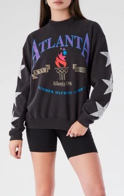 FURST OF A KIND VINTAGE SILVER STAR PATCH SWEATSHIRT