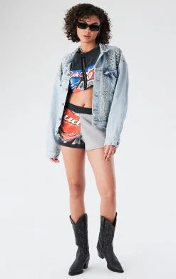 FURST OF A KIND VINTAGE SPLICED CHAIN TRIM TEE AND SHORT SET VINTAGE CHAINS