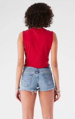 FURST OF A KIND VINTAGE CHAINS VINTAGE CHAIN SIDE SLEEVELESS CROPPED TEE 7 FURST OF A KIND VINTAGE CHAINS VINTAGE CHAIN SIDE SLEEVELESS CROPPED TEE