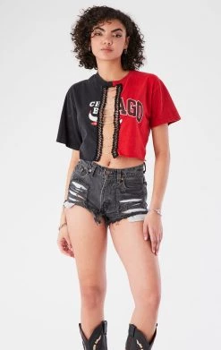 FURST OF A KIND VINTAGE CHAINS VINTAGE SPLICED CHAIN LADDER TEE