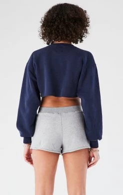 FURST OF A KIND VINTAGE COLLEGE VINTAGE SWEATSHIRT AND SHORT SET