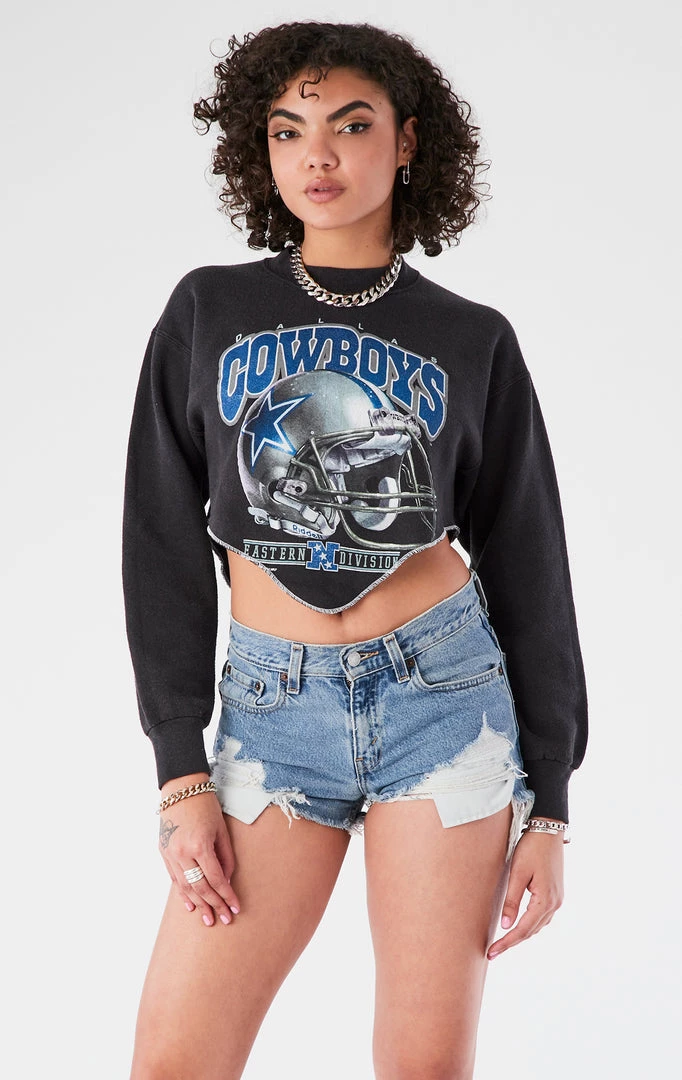 FURST OF A KIND VINTAGE NFL VINTAGE V CUT SWEATSHIRT 3 FURST OF A KIND VINTAGE NFL VINTAGE V CUT SWEATSHIRT