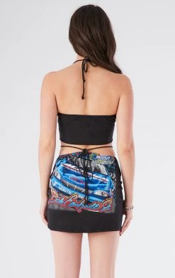 FURST OF A KIND REWORKED SETS VINTAGE HALTER TOP AND SKIRT SET