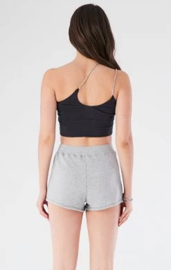 FURST OF A KIND VINTAGE ONE SHOULDER DOUBLE CHAIN SHORT SET VINTAGE CHAINS 7 FURST OF A KIND VINTAGE ONE SHOULDER DOUBLE CHAIN SHORT SET VINTAGE CHAINS