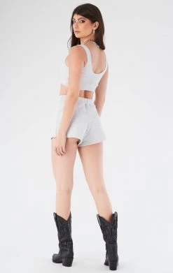 FURST OF A KIND REWORKED SETS VINTAGE SPLICED TANK AND SHORT SET 7 FURST OF A KIND REWORKED SETS VINTAGE SPLICED TANK AND SHORT SET