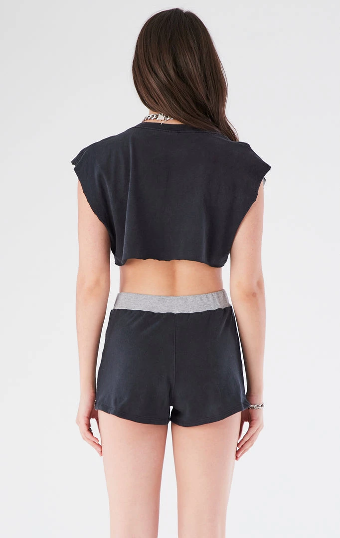 FURST OF A KIND VINTAGE DRINKS VINTAGE MIXED MEDIA TOP AND SHORT SET 5 FURST OF A KIND VINTAGE DRINKS VINTAGE MIXED MEDIA TOP AND SHORT SET