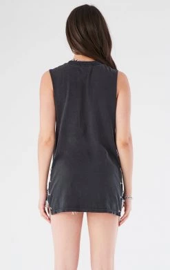 FURST OF A KIND VINTAGE CHAIN SIDE SLEEVELESS TEE