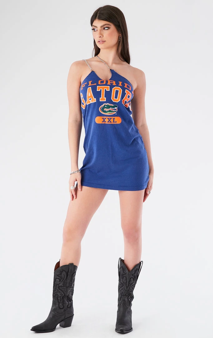 FURST OF A KIND VINTAGE CHAINS VINTAGE ONE SHOULDER DOUBLE CHAIN STRAP DRESS 4 FURST OF A KIND VINTAGE CHAINS VINTAGE ONE SHOULDER DOUBLE CHAIN STRAP DRESS