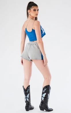 FURST OF A KIND VINTAGE ONE SHOULDER DOUBLE CHAIN SHORT SET VINTAGE CHAINS