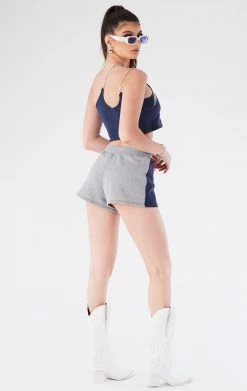 FURST OF A KIND VINTAGE ONE SHOULDER DOUBLE CHAIN SHORT SET VINTAGE CHAINS 7 FURST OF A KIND VINTAGE ONE SHOULDER DOUBLE CHAIN SHORT SET VINTAGE CHAINS