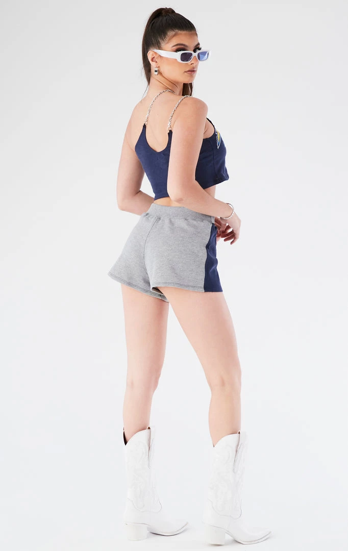 FURST OF A KIND VINTAGE ONE SHOULDER DOUBLE CHAIN SHORT SET VINTAGE CHAINS 5 FURST OF A KIND VINTAGE ONE SHOULDER DOUBLE CHAIN SHORT SET VINTAGE CHAINS