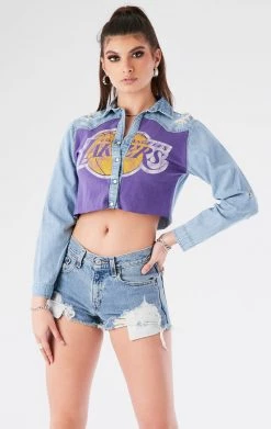 FURST OF A KIND VINTAGE TEE PANEL CHAMBRAY