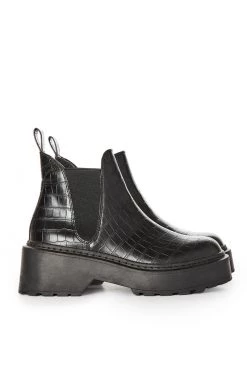 STEVE MADDEN SHADOW CROCODILE CHELSEA BOOT SALE