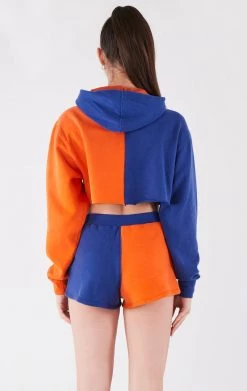 FURST OF A KIND VINTAGE COLLEGE VINTAGE SPLICED HOODIE AND SHORT SET 7 FURST OF A KIND VINTAGE COLLEGE VINTAGE SPLICED HOODIE AND SHORT SET