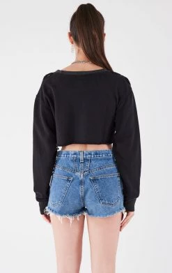 FURST OF A KIND VINTAGE ZIP CROPPED SWEATSHIRT VINTAGE NFL