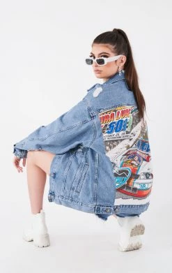 FURST OF A KIND VINTAGE DENIM JACKETS VINTAGE GRAPHIC BACK INSERT DENIM JACKET 7 FURST OF A KIND VINTAGE DENIM JACKETS VINTAGE GRAPHIC BACK INSERT DENIM JACKET