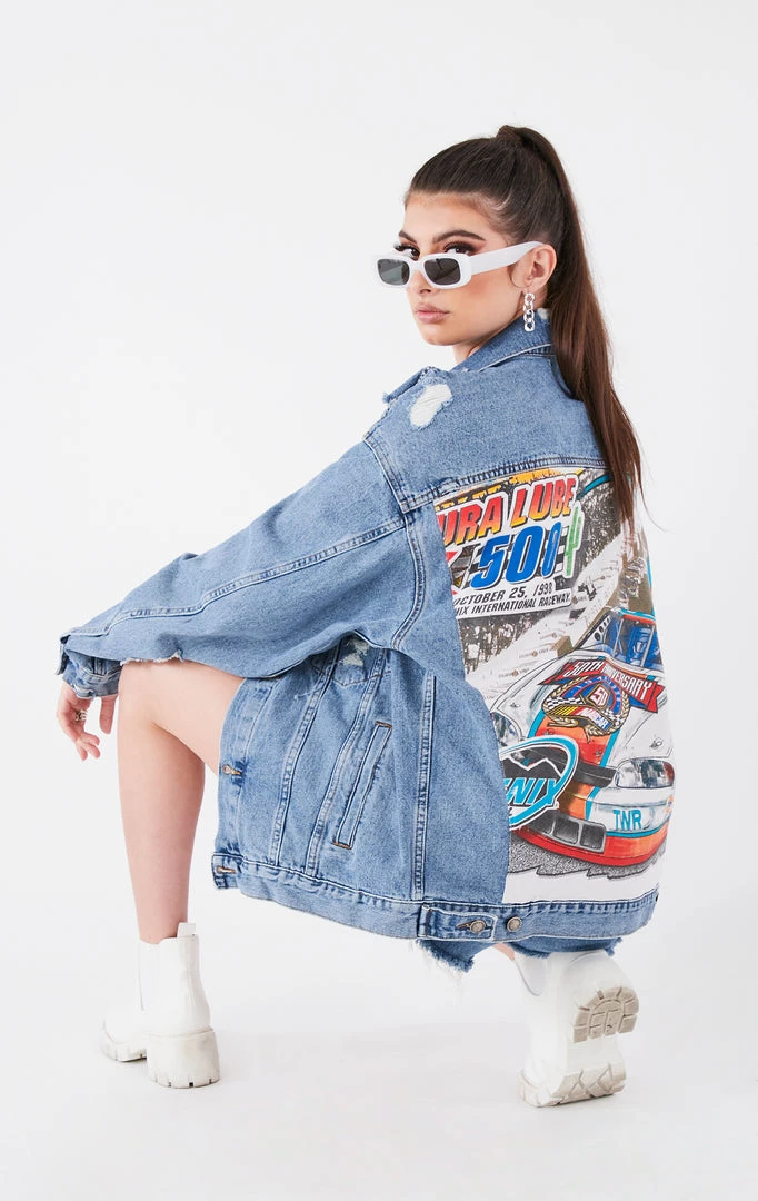 FURST OF A KIND VINTAGE DENIM JACKETS VINTAGE GRAPHIC BACK INSERT DENIM JACKET 5 FURST OF A KIND VINTAGE DENIM JACKETS VINTAGE GRAPHIC BACK INSERT DENIM JACKET