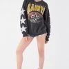 FURST OF A KIND VINTAGE SILVER STAR PATCH SWEATSHIRT VINTAGE NFL