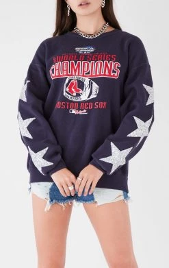 FURST OF A KIND VINTAGE SILVER STAR PATCH SWEATSHIRT VINTAGE STARS