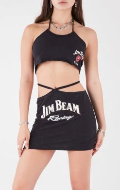 FURST OF A KIND VINTAGE DRINKS VINTAGE HALTER TOP AND SKIRT SET