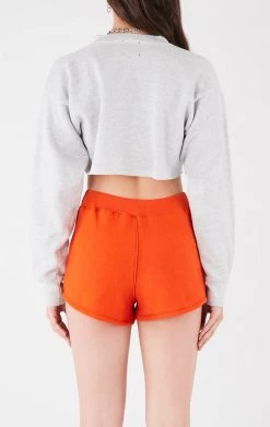 FURST OF A KIND VINTAGE COLLEGE VINTAGE SWEATSHIRT AND SHORT SET