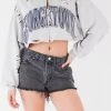 FURST OF A KIND VINTAGE ZIP CROPPED SWEATSHIRT VINTAGE COLLEGE