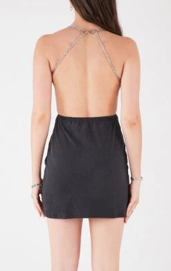 FURST OF A KIND VINTAGE CHAINS VINTAGE CUT OUT SIDE CHAIN DRESS