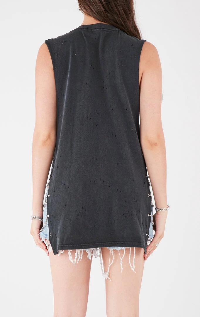FURST OF A KIND VINTAGE CHAIN SIDE SLEEVELESS TEE VINTAGE CHAINS 5 FURST OF A KIND VINTAGE CHAIN SIDE SLEEVELESS TEE VINTAGE CHAINS
