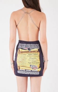 FURST OF A KIND VINTAGE CUT OUT SIDE CHAIN DRESS